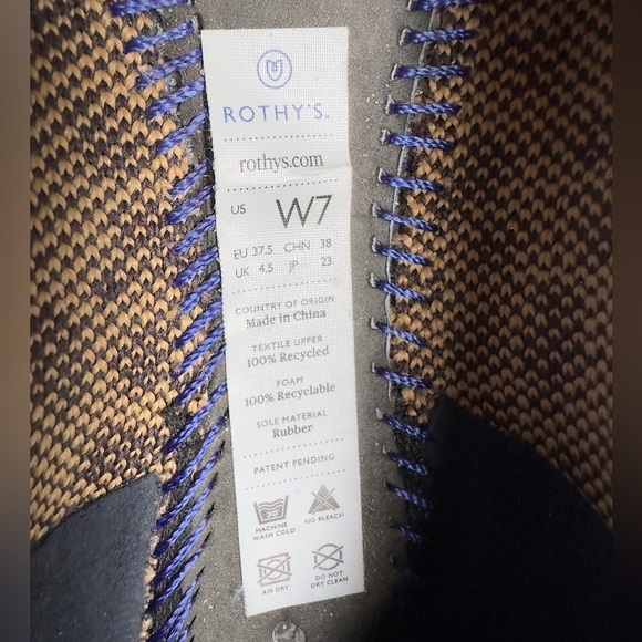 Rothys Womens The Point Leopard Cheetah Ballet Flats Size 7 Animal Print Retired - Picture 8 of 11